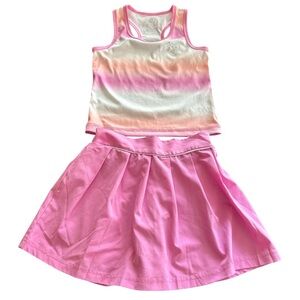 Body Glove | Pink and White Tank Top and Skort Set